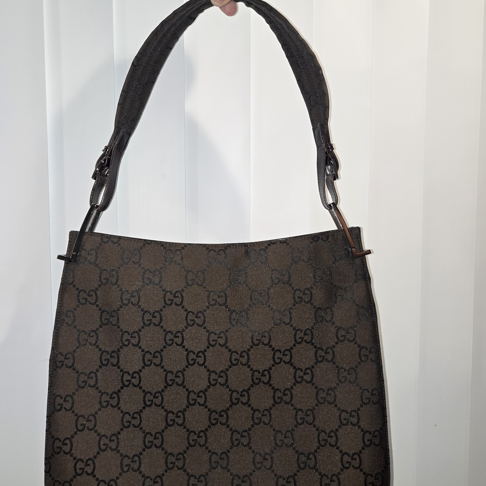 Gucci Vintage Authentic Brown and Black Shoulder Bag